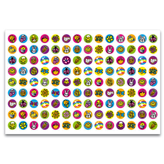 Sticker sheet – Little circles BTSF Easter