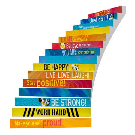Adhesive Stair Riser Decals – Confidence Collection