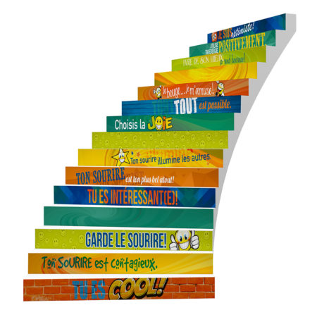 Adhesive Stair Riser Decals – Motivation Collection