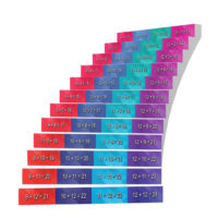 Adhesive Stair Riser Decals — Additions Collection (9-12)