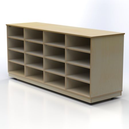 Storage Unit with 16 Compartments