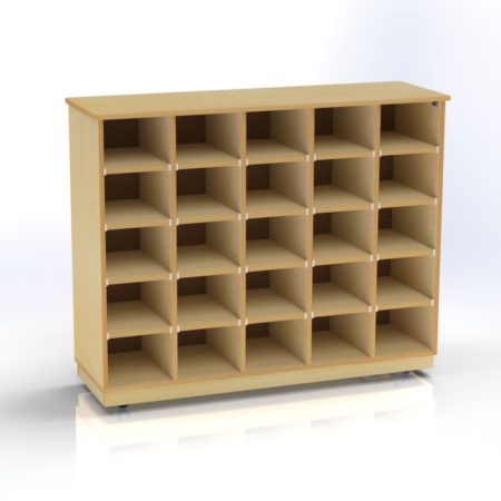 Storage Unit with 25 Compartments