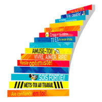 Adhesive Stair Riser Decals – Confiance Collection