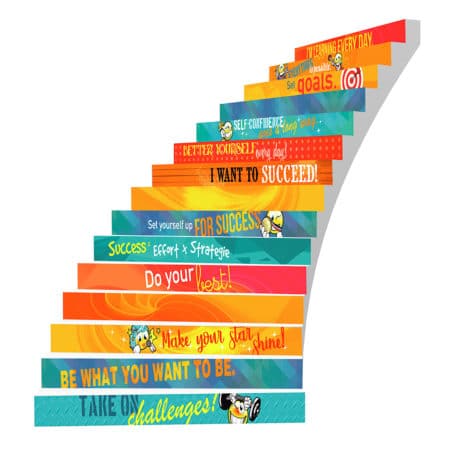Adhesive Stair Riser Decals – Success Collection