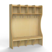Wardrobe with 4 Compartments
