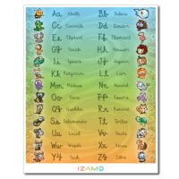 Magnetic Alphabet Sheet (French)