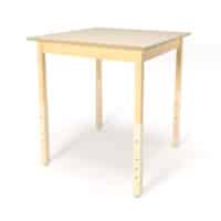 Square table 30 x 30 in. - Adjustable Height