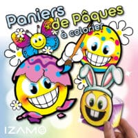 Pâques - Paniers à colorier