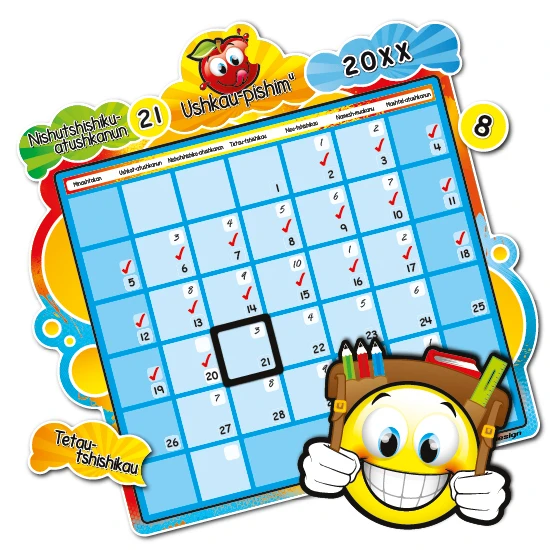 Calendrier scolaire Innu