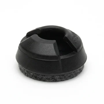 Flexi-Feutre pour pattes de chaises pivotantes minces QI-FF-6325-N - Noir